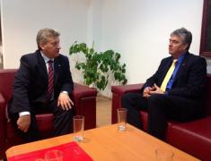 Predsednik Republike Makedonije Gjeorge Ivanov in dr. Milan Zver Predsednik Republike Makedonije Gjeorge Ivanov in dr. Milan Zver