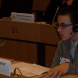 Mladi delegat iz Slovenije