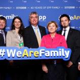 Slovenska EPP delegacija ob praznovanju 40. obletnice obstoja evropske stranke EPP